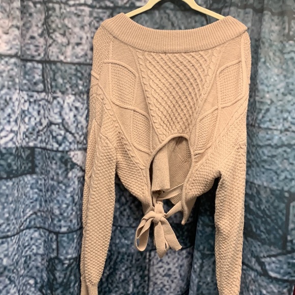 FASHION NOVA Argyle cropped sweater - Picture 2 of 3